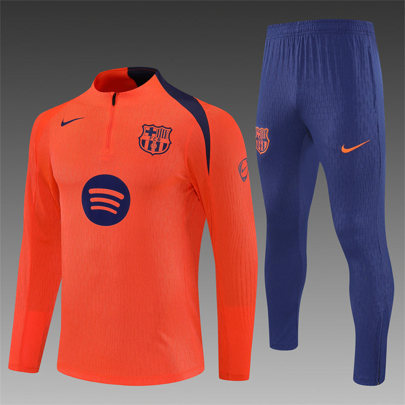 Barcelona 2025/26 Orange T90 ¼ Zip Training Set | Adult + Kids Sizes