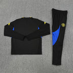 Manchester United 2025/26 Black ¼ Zip Training Set | Adult + Kids Sizes