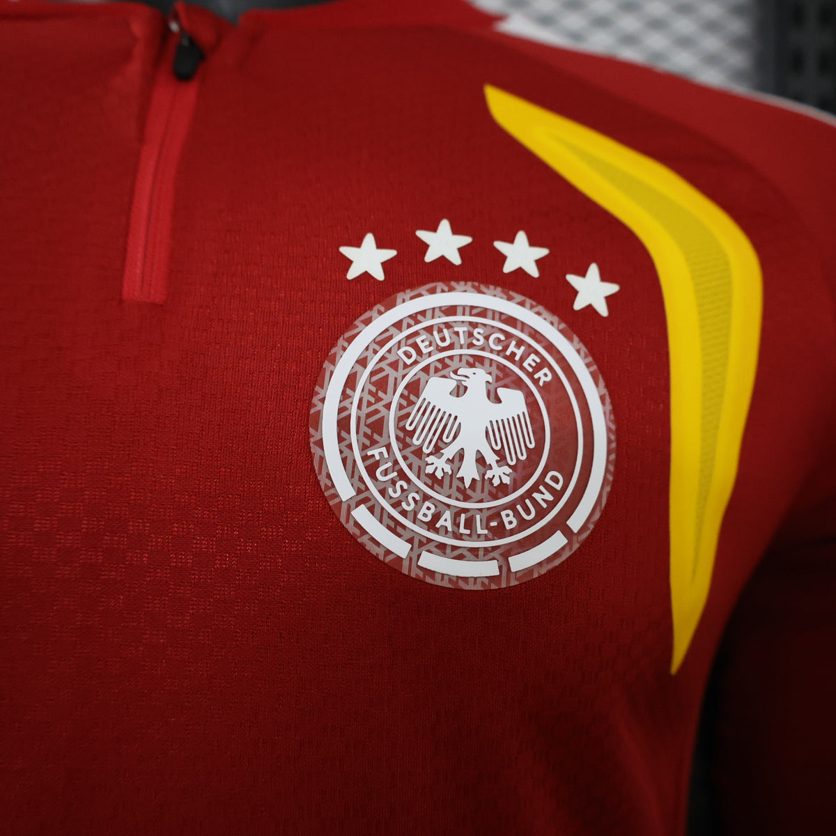 Germany 2026 Red ¼  Zip Player Version Training Top