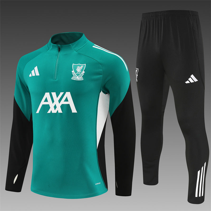 Liverpool FC 2025/26 Teal ¼  Zip Training Set | Adult + Kids Sizes