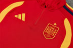 Spain 2026/27 Red/Navy ¼  Zip Training Set | Adult + Kids Sizes