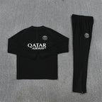 Paris Saint-Germain 2025/26 Black ¼ Zip Training Set | Adult + Kids Sizes