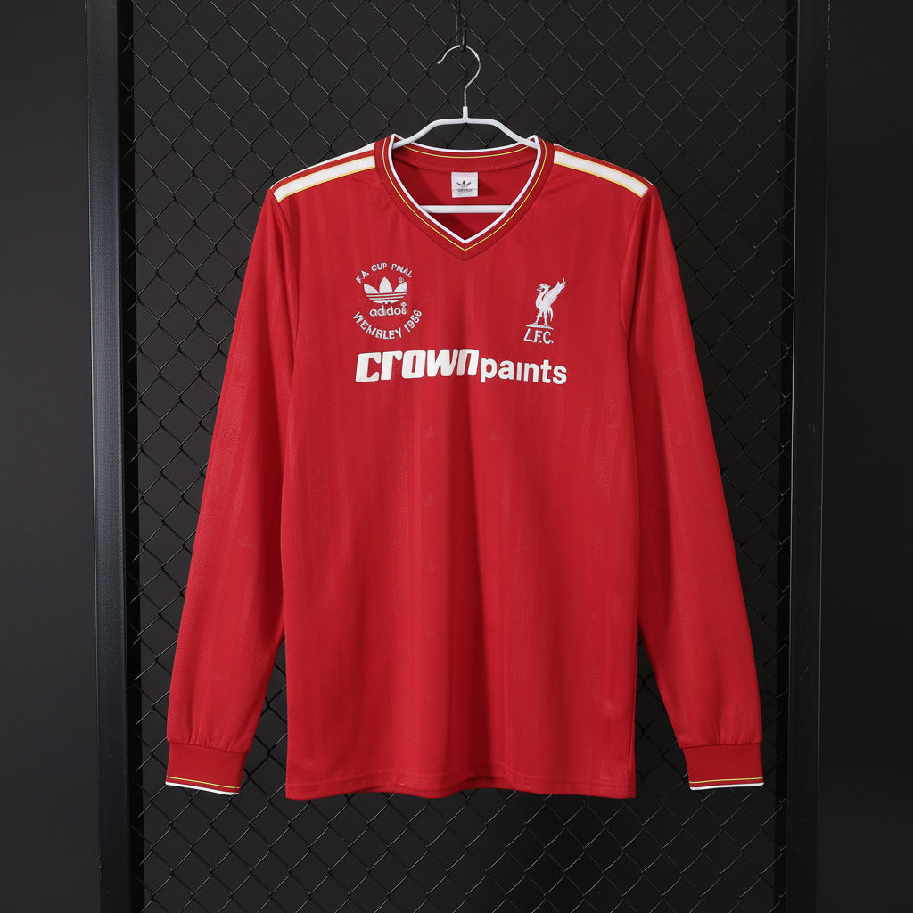 Liverpool FC 1986 FA Cup Final Home Long Sleeve - Retro