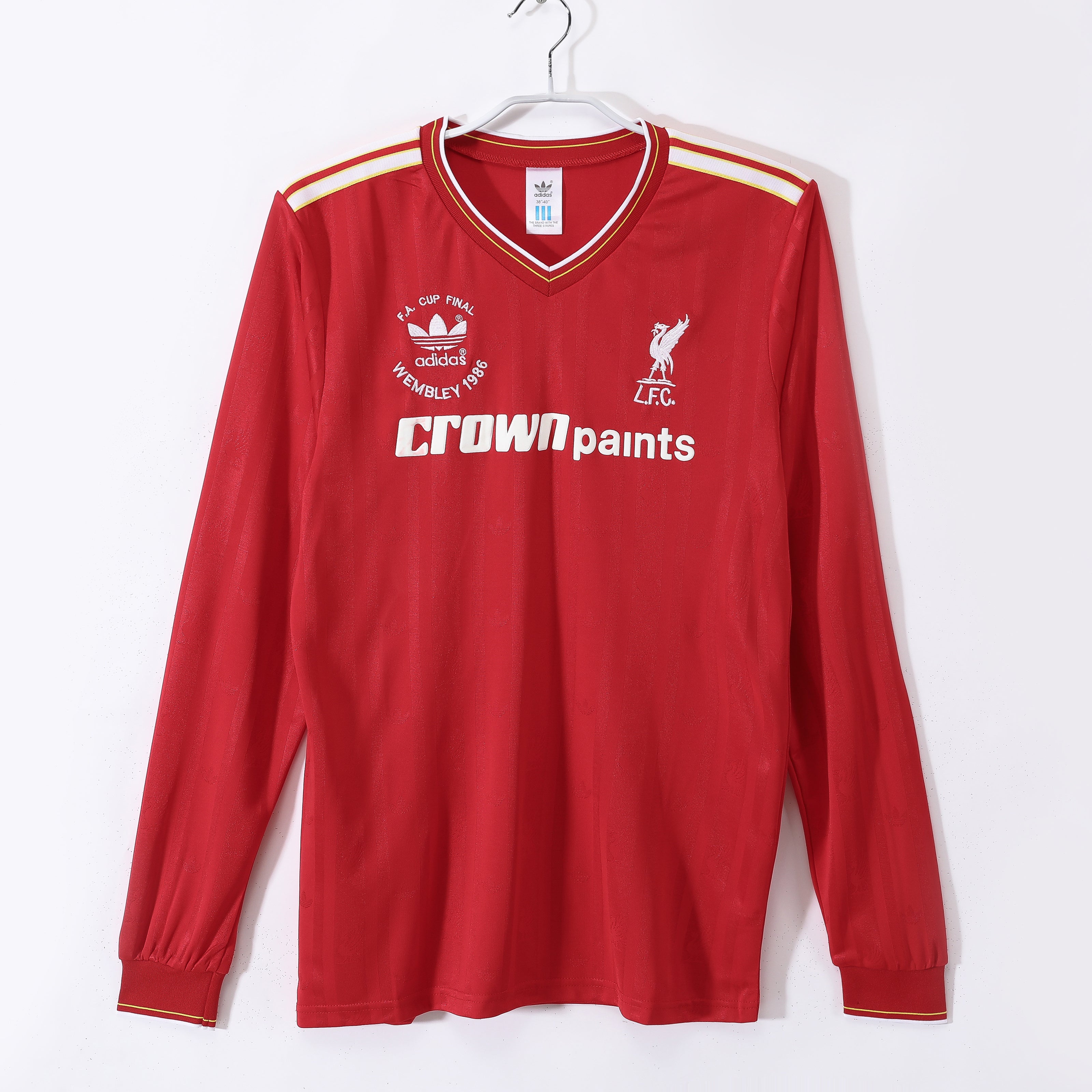 Liverpool FC 1986 FA Cup Final Home Long Sleeve - Retro
