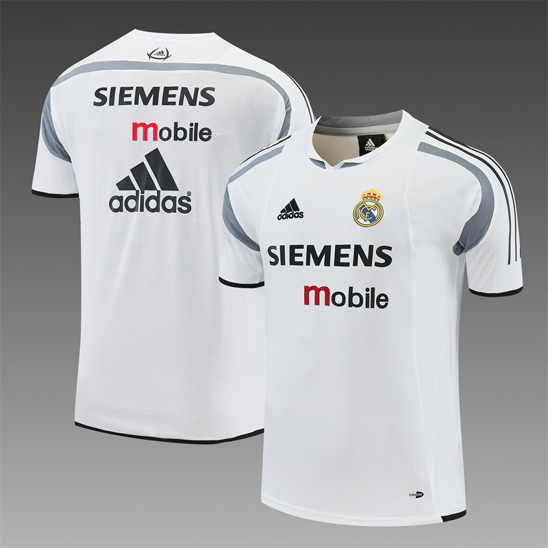 Real Madrid 2004/05 White Retro Training Top