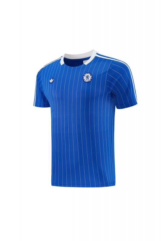 Chelsea 2025/26 Blue/White Casual Shirt + Shorts Set