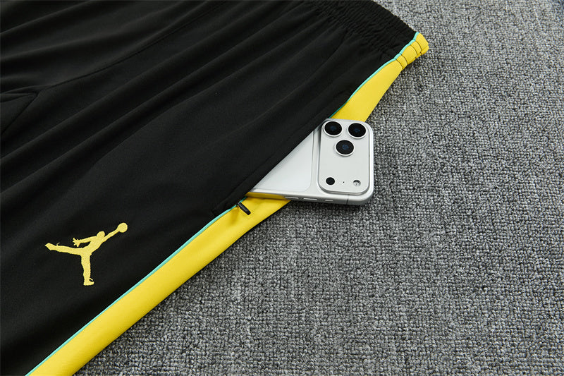 Brazil 2026/27 Black/Yellow Jordan ¼  Zip Training Set | Adult + Kids Sizes