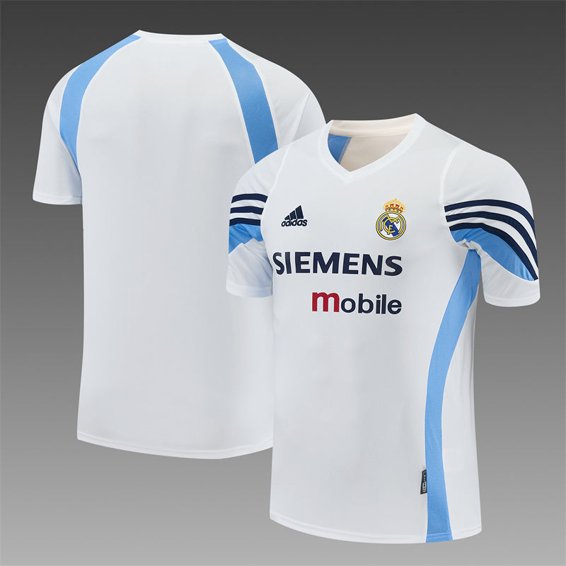 Real Madrid 2003/04 White Retro Training Top