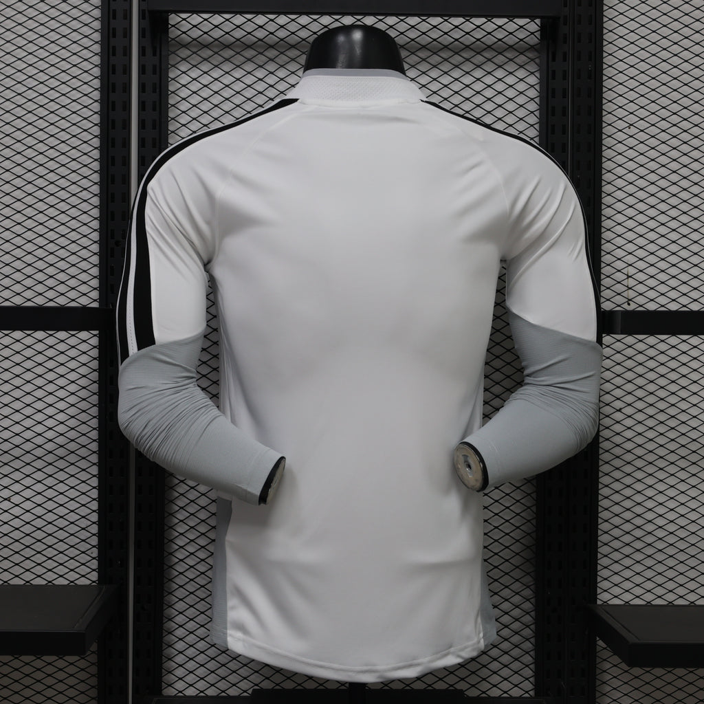 Real Madrid 2026/27 White/Black ¼  Zip Player Version Training Top