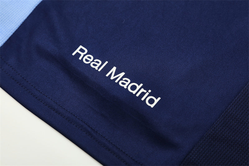 Real Madrid 2007/08 Navy Retro Training Top