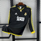 Real Madrid 1998/99 Away Long Sleeve - Retro