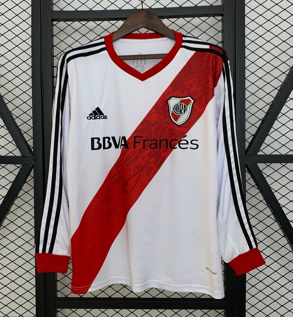 River Plate 2013/14 Home Long Sleeve - Retro
