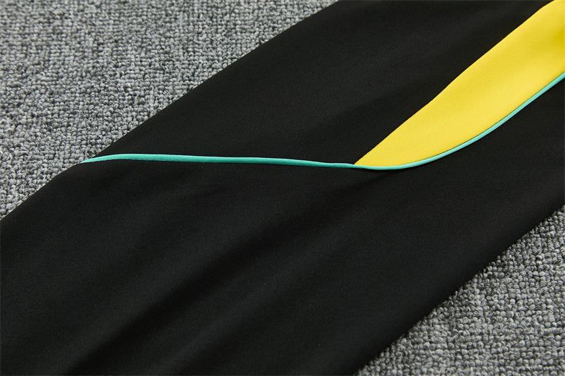 Brazil 2026/27 Black/Yellow Jordan ¼  Zip Training Set | Adult + Kids Sizes
