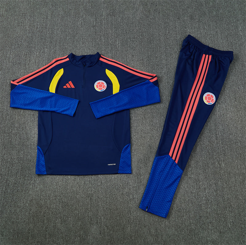 Colombia 2026/27 Navy ¼  Zip Training Set | Adult + Kids Sizes