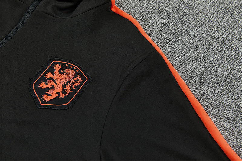 Netherlands 2026/27 Black ¼  Zip Training Set | Adult + Kids Sizes