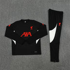 Liverpool FC 2025/26 Black ¼  Zip Training Set | Adult + Kids Sizes