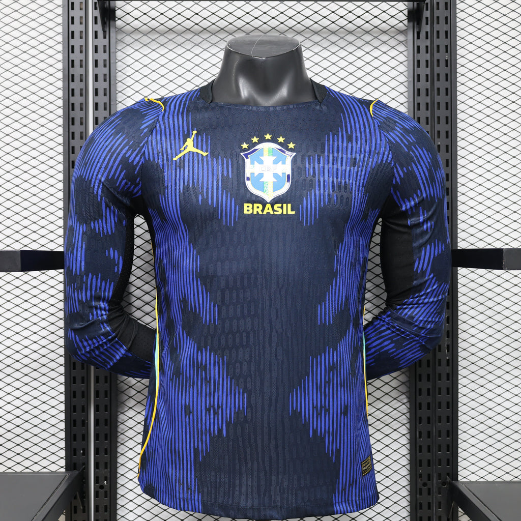 Brazil 2026 Away Long Sleeve - Player Version