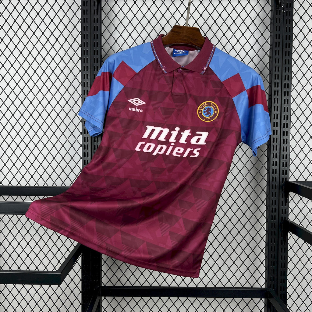 Aston Villa 1990/92 Home - Retro