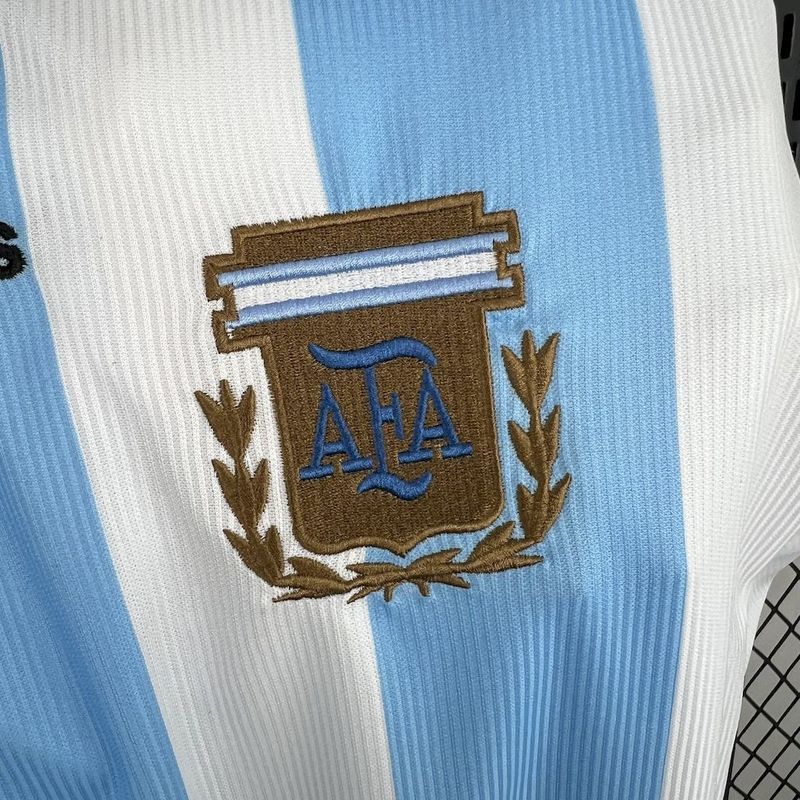 Argentina 1998 Home Long Sleeve - Retro