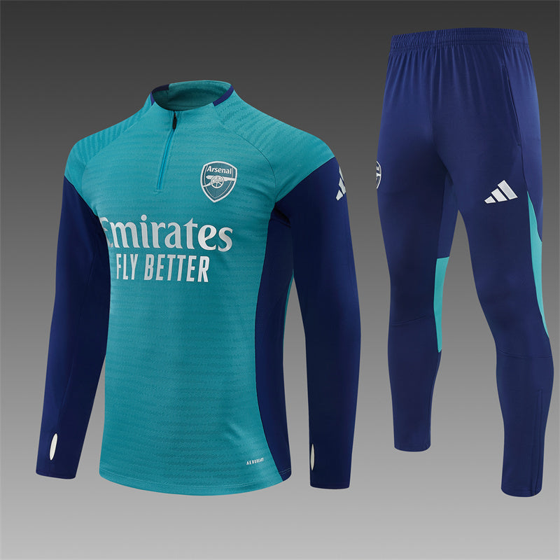 Arsenal 2025/26 Teal ¼  Zip Training Set | Adult + Kids Sizes