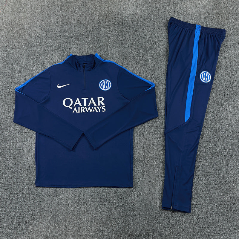 Inter Milan 2026/27 Navy ¼  Zip Training Set | Adult + Kids Sizes