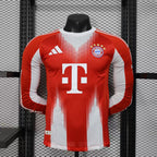 Bayern Munich 2025/26 Home Long Sleeve - Player Version