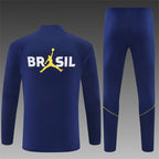 Brazil 2026/27 Navy Jordan ¼  Zip Training Set | Adult + Kids Sizes