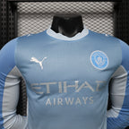 Manchester City 2026/27 Home Long Sleeve - Player Version