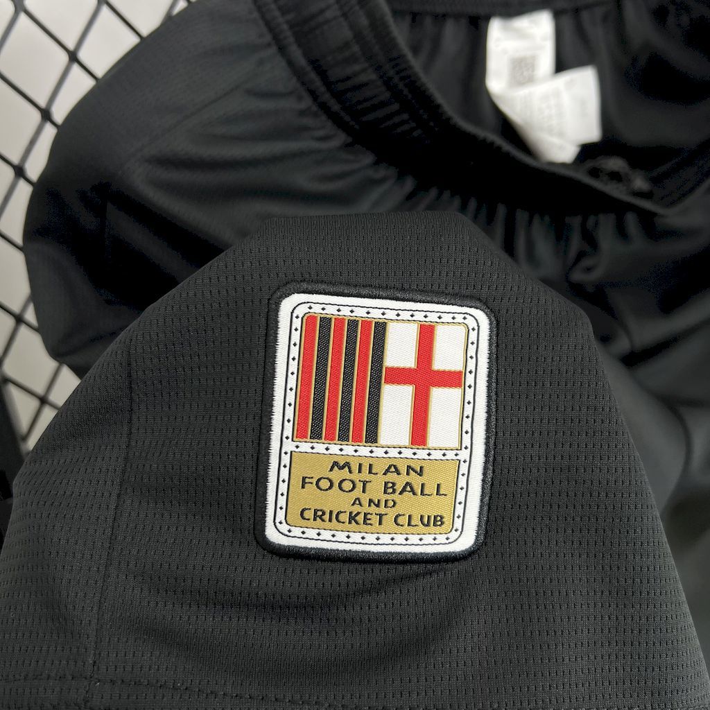 AC Milan 2024/25 125th Anniversary - Black Fan Shorts