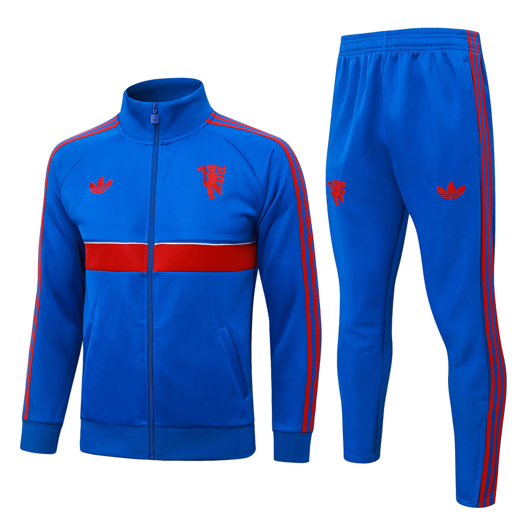 Manchester United 2026/27 Blue Originals Tracksuit | Adult and Kids Sizes