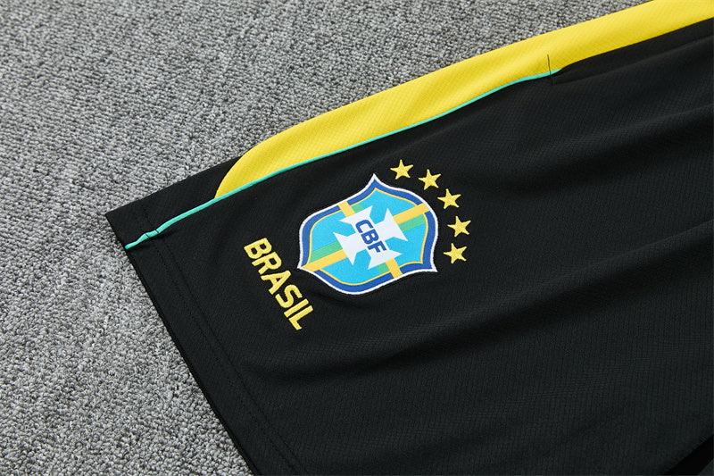 Brazil 2026/27 Black Training Set (Adult + Kids Sizes)