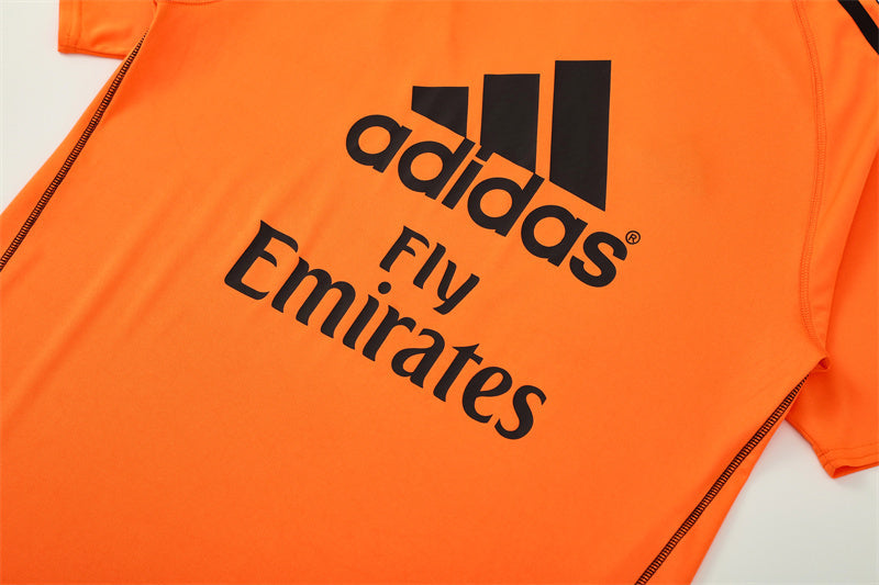 Real Madrid 2013/14 Orange Retro Training Top