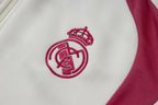 Real Madrid 2026/27 White/Pink Tracksuit  | Adult + Kids Sizes