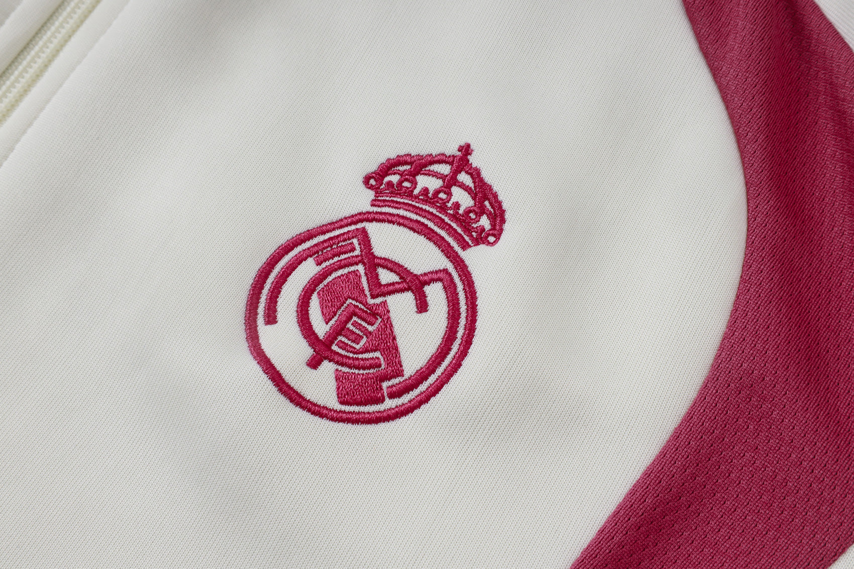 Real Madrid 2026/27 White/Pink Tracksuit  | Adult + Kids Sizes