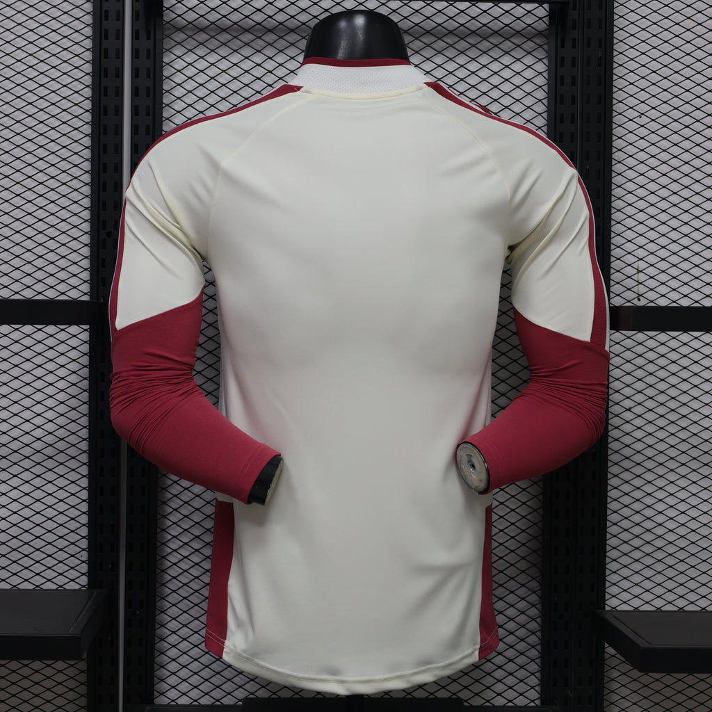 Real Madrid 2026/27 White/Pink ¼  Zip Player Version Training Top