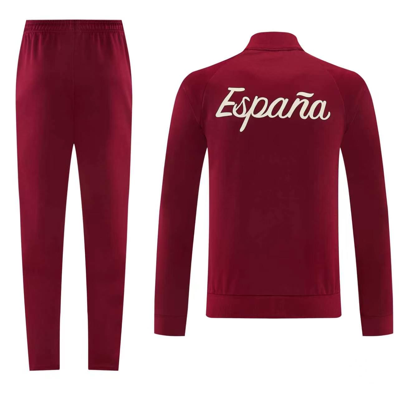 Spain 2026 Dark Red Tracksuit