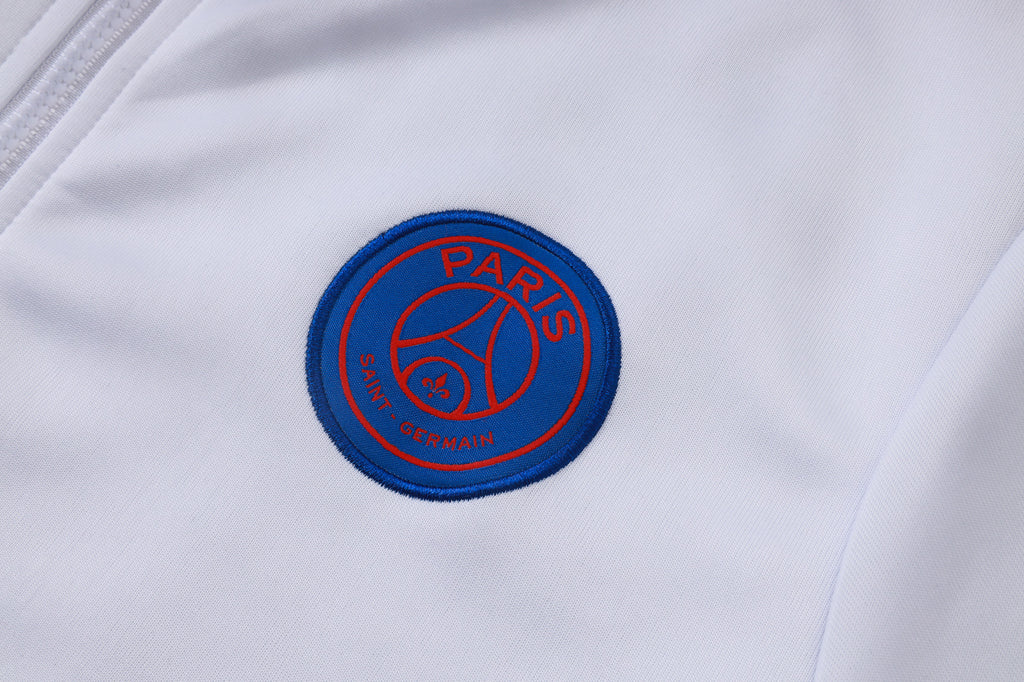 Paris Saint-Germain 2026/27 White/Black Tracksuit  | Adult + Kids Sizes