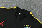 Brazil 2026/27 Black/Yellow Jordan ¼  Zip Training Set | Adult + Kids Sizes