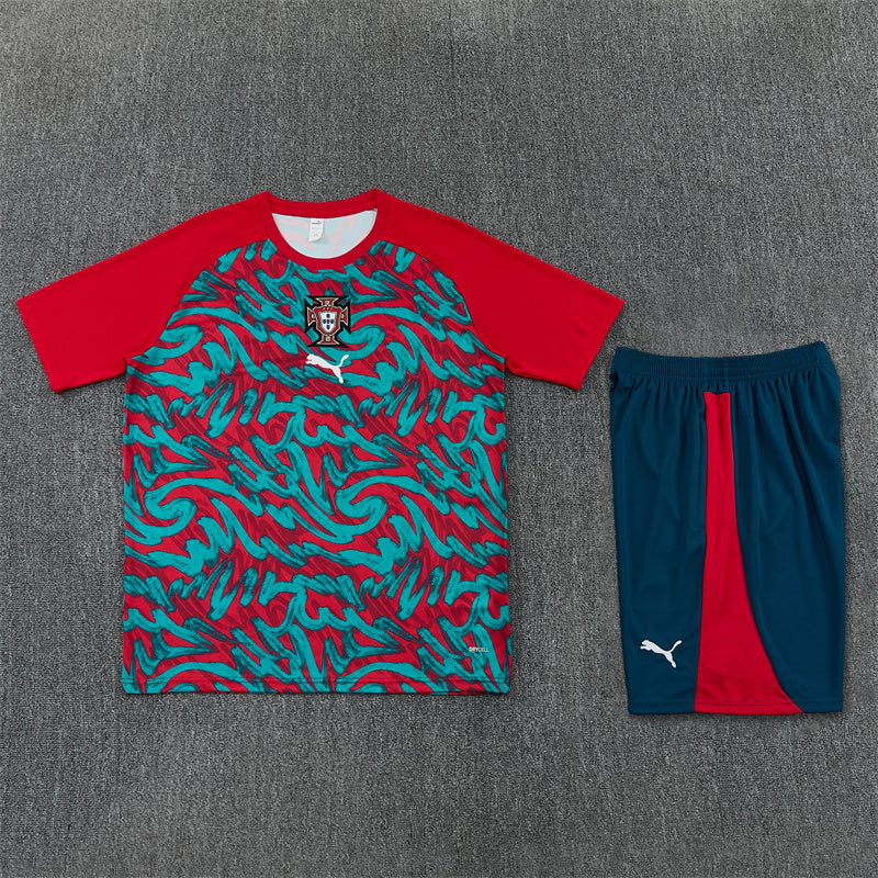 Portugal 2026/27 Red/Green Training Set | Adult + Kids Sizes