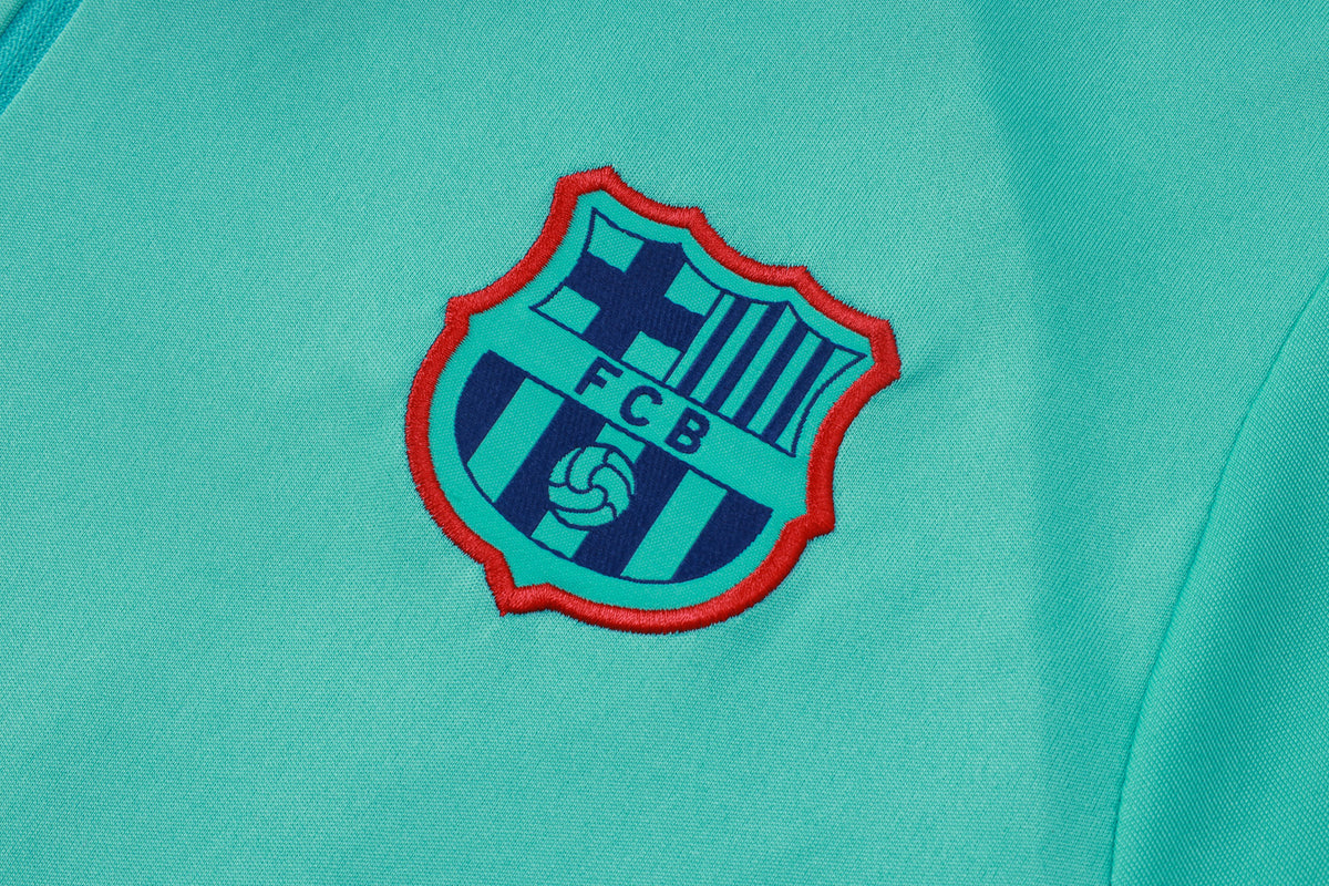 Barcelona 2026/27 Teal ¼  Zip Training Set | Adult + Kids Sizes