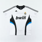 Real Madrid 2008/09 White Retro Training Top