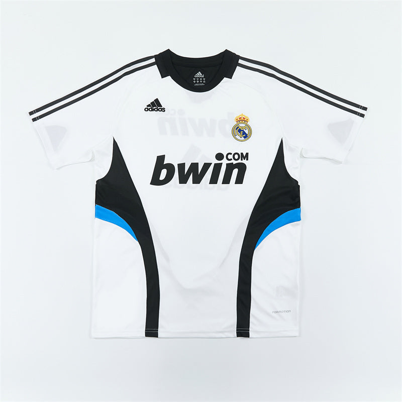 Real Madrid 2008/09 White Retro Training Top