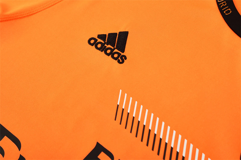 Real Madrid 2013/14 Orange Retro Training Top