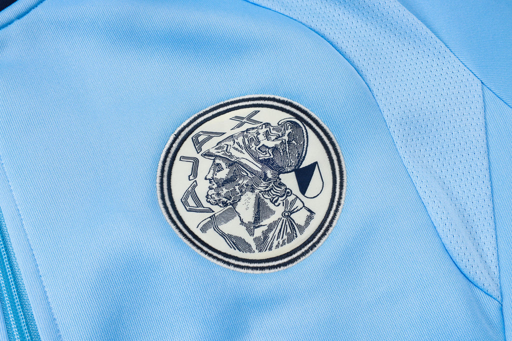 Ajax 2026/27 Light Blue Navy Tracksuit  | Adult + Kids Sizes