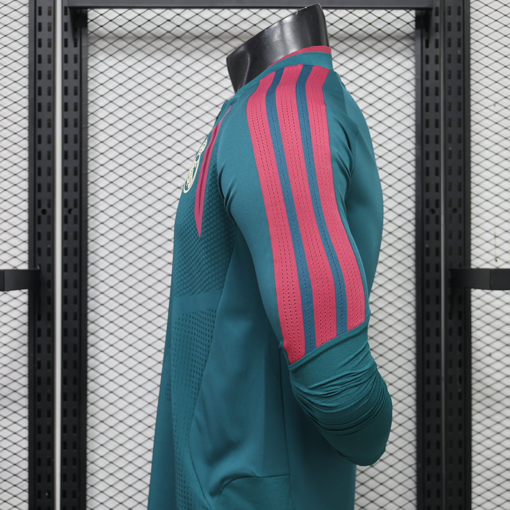 Real Madrid 2026/27 Green ¼  Zip Player Version Training Top