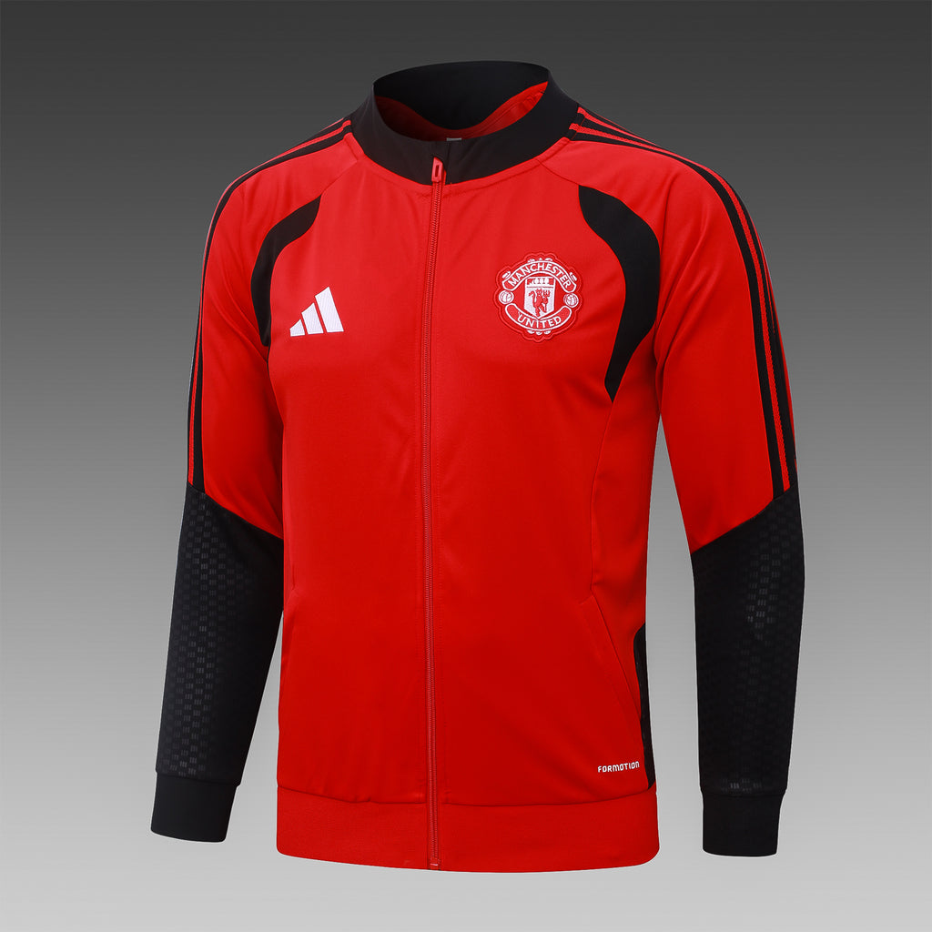 Manchester United 2026/27 Red Black Tracksuit  | Adult + Kids Sizes