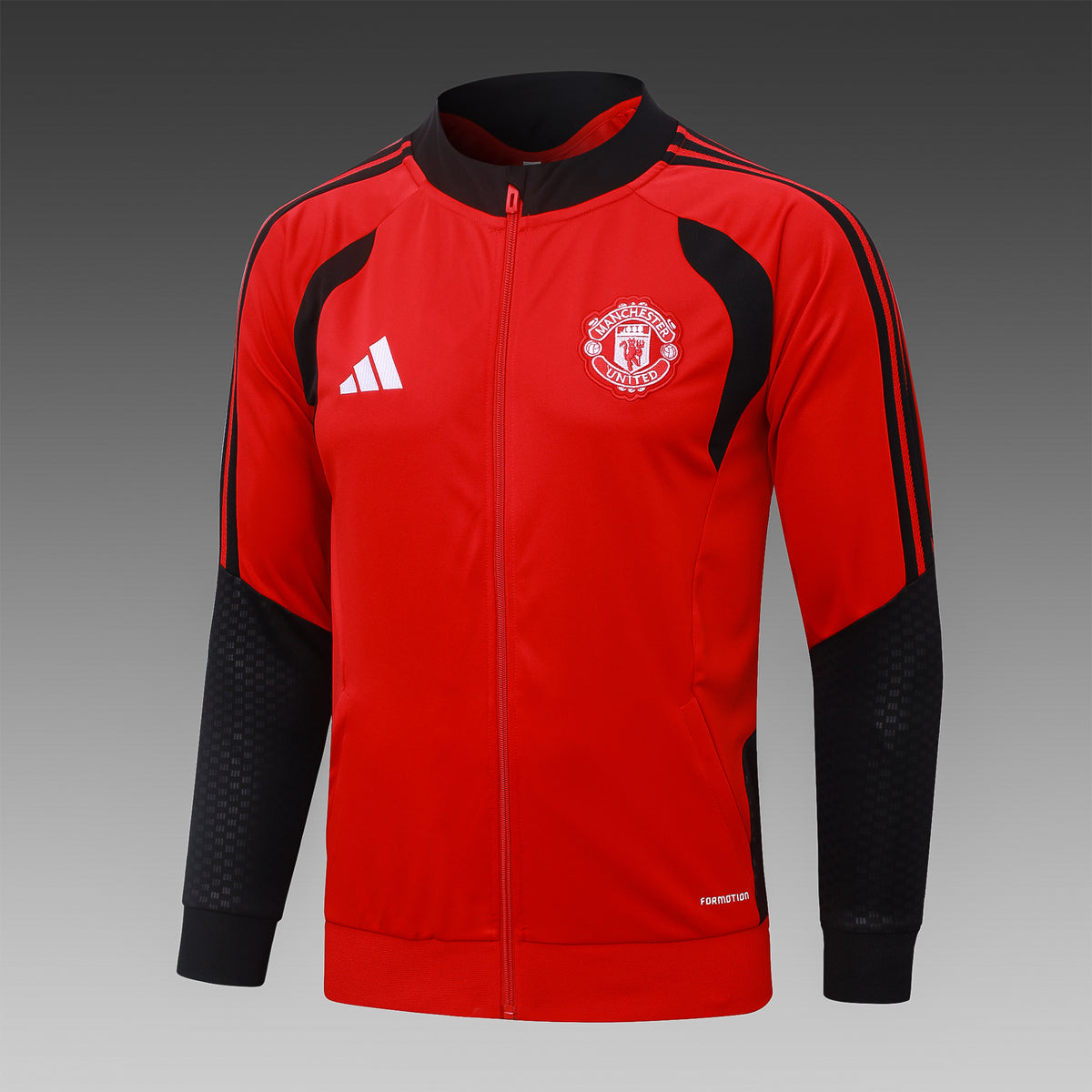 Manchester United 2026/27 Red Black Tracksuit  | Adult + Kids Sizes