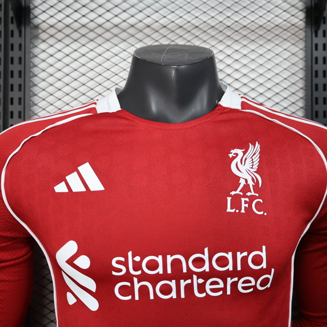 Liverpool FC 2025/26 Home Long Sleeve - Player Version