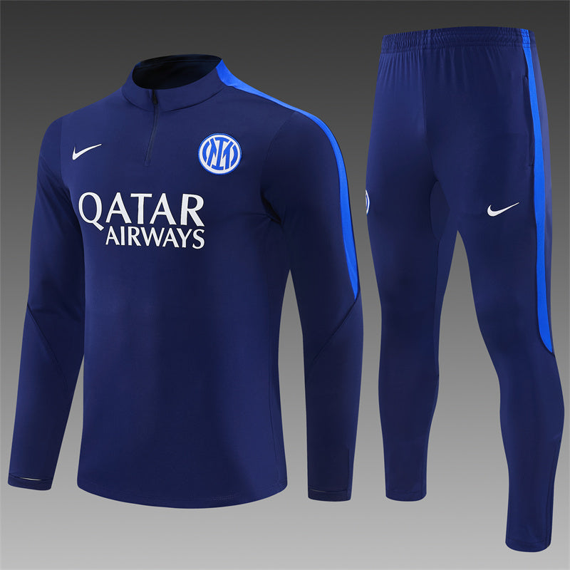 Inter Milan 2026/27 Navy ¼  Zip Training Set | Adult + Kids Sizes