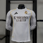Real Madrid 2025/26 Home Long Sleeve - Player Version